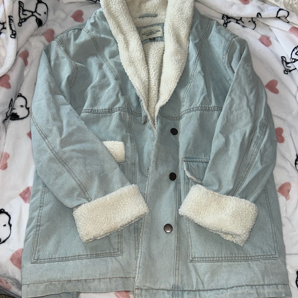 Ashley Vintage Charm Oversized Denim Jacket